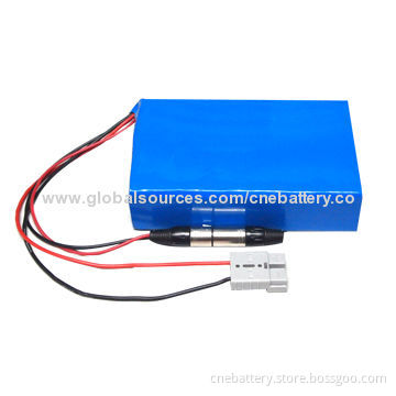 36V/10Ah Lithium Battery for Electric Bicycle, Solar Backup Power, Measures 195 x 135 x 52mm